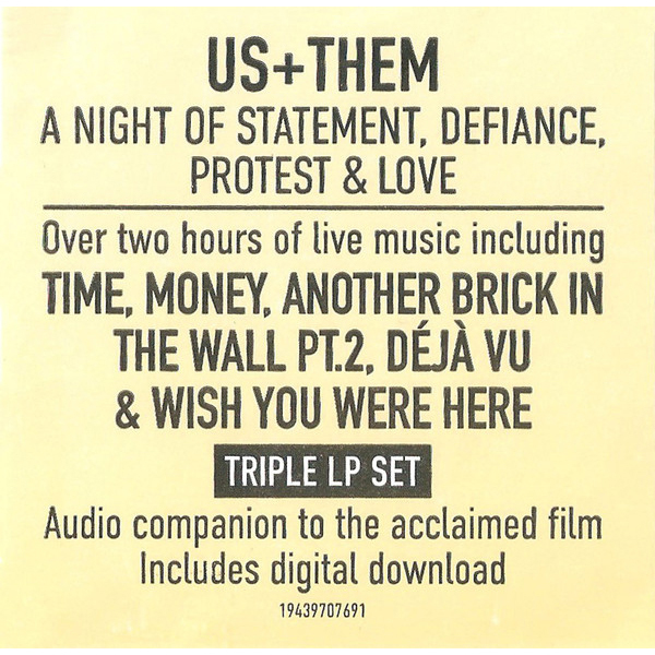 Roger Waters ‎– Us + Them