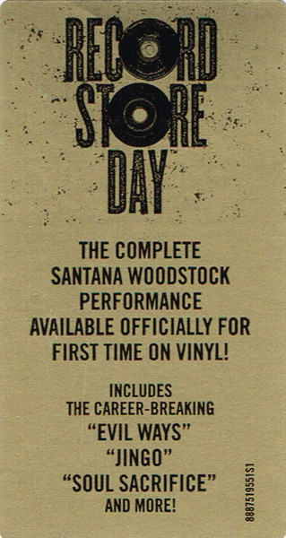 Santana – Woodstock Saturday August 16, 1969