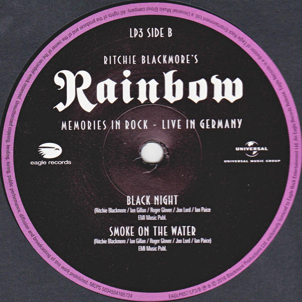 Ritchie Blackmore's Rainbow – Memories In Rock - Live In Germany