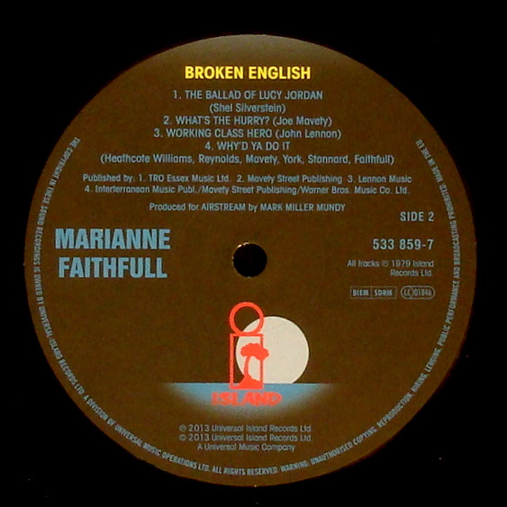 Marianne Faithfull – Broken English