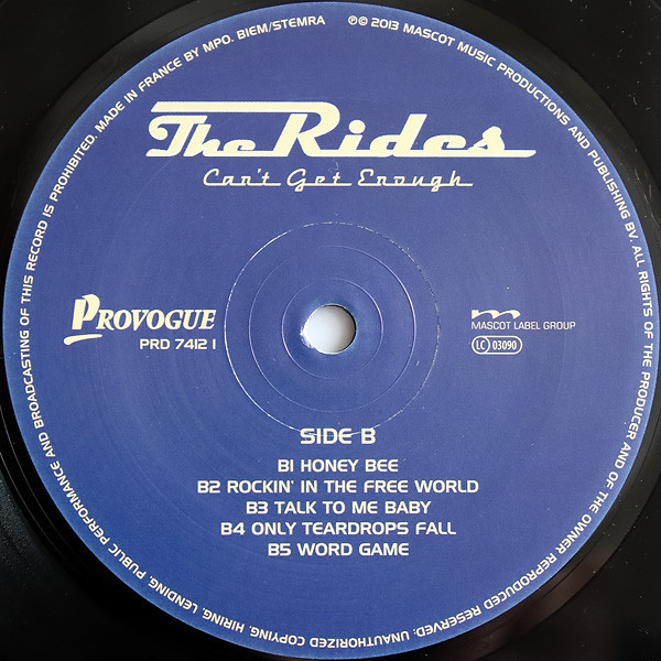 The Rides – Can't Get Enough