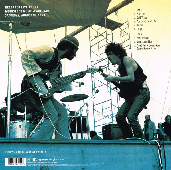 Santana – Woodstock Saturday August 16, 1969