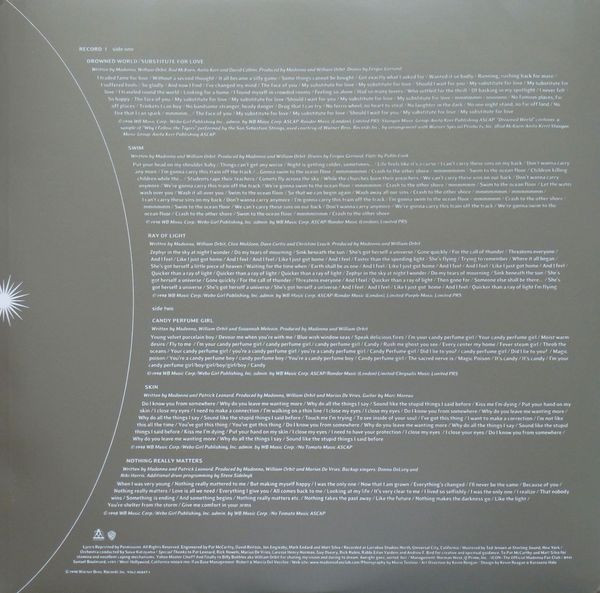 Madonna – Ray Of Light