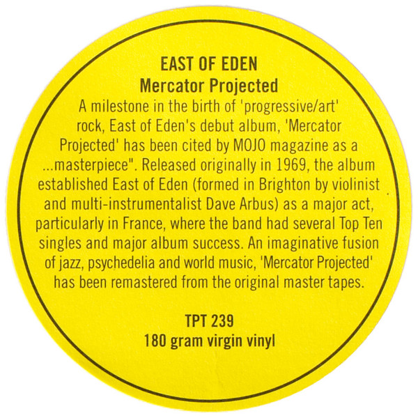East Of Eden – Mercator Projected