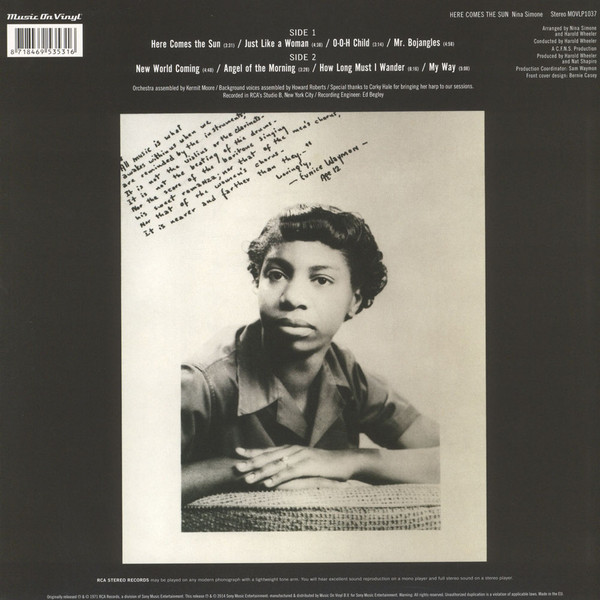 Nina Simone – Here Comes The Sun