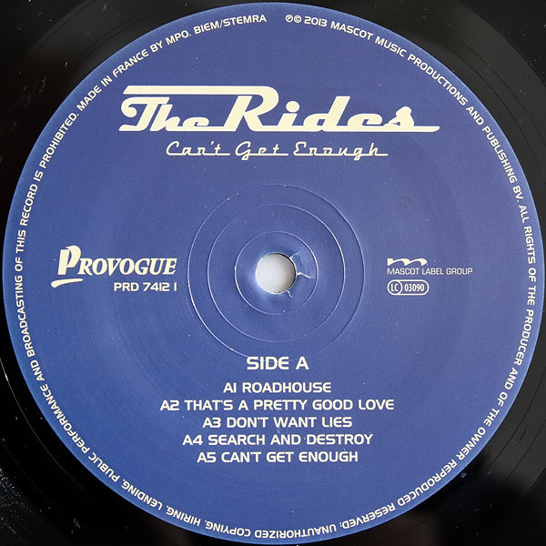The Rides – Can't Get Enough