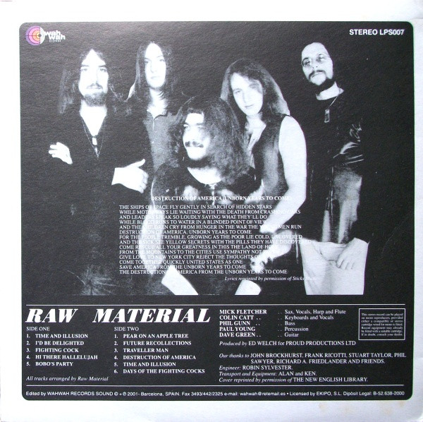 Raw Material – Raw Material