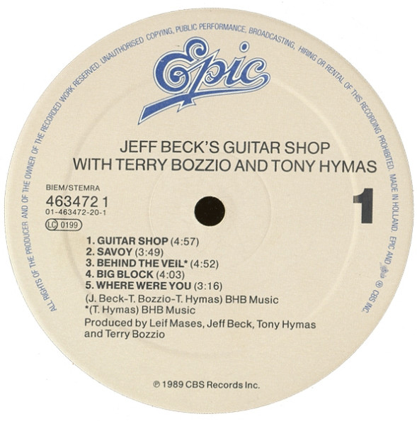 Jeff Beck - Jeff Beck's Guitar Shop