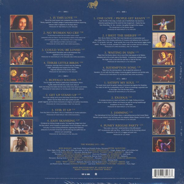 Bob Marley And The Wailers – Legend -The Best Of Bob Marley And The Wailers