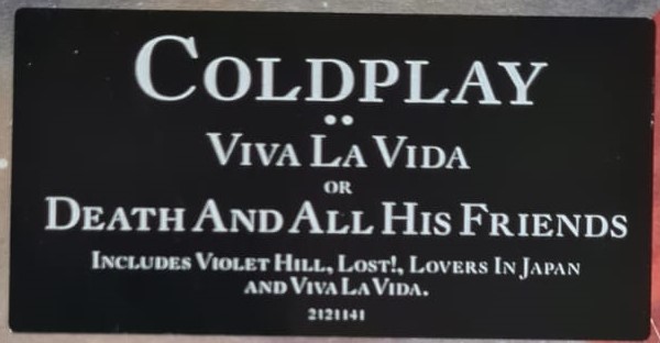 Coldplay – Viva La Vida Or Death And All His Friends
