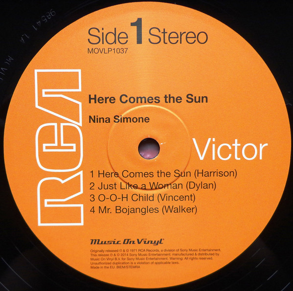 Nina Simone – Here Comes The Sun