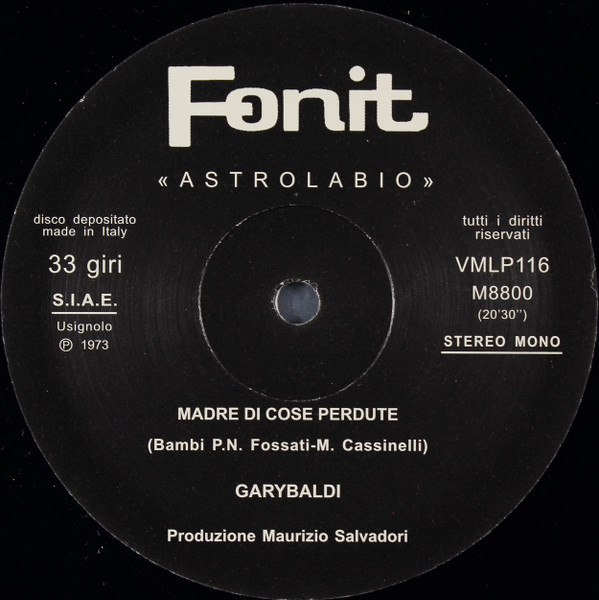 Garybaldi – Astrolabio
