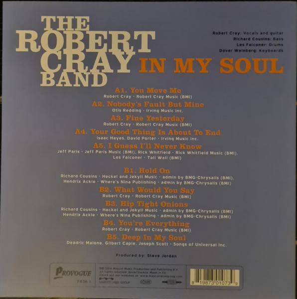 The Robert Cray Band – In My Soul
