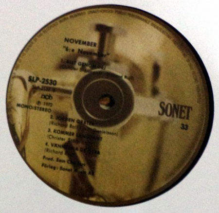 November – 6:e November