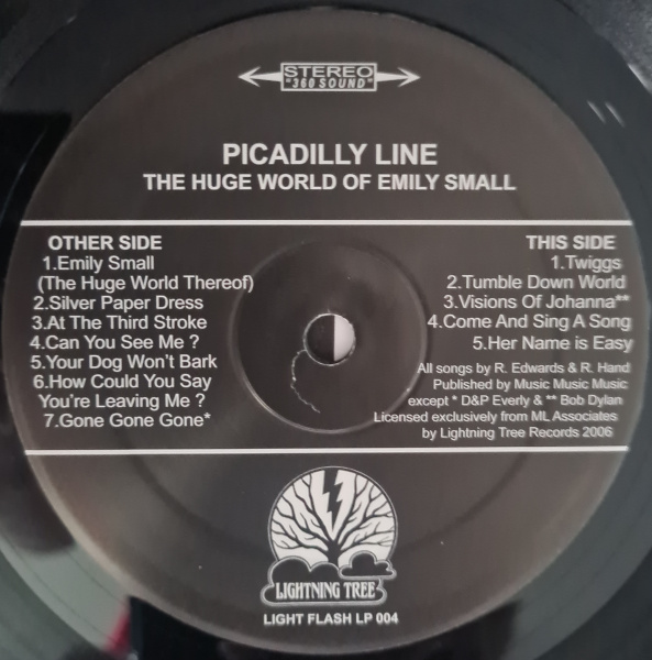 Picadilly Line – The Huge World Of Emily Small
