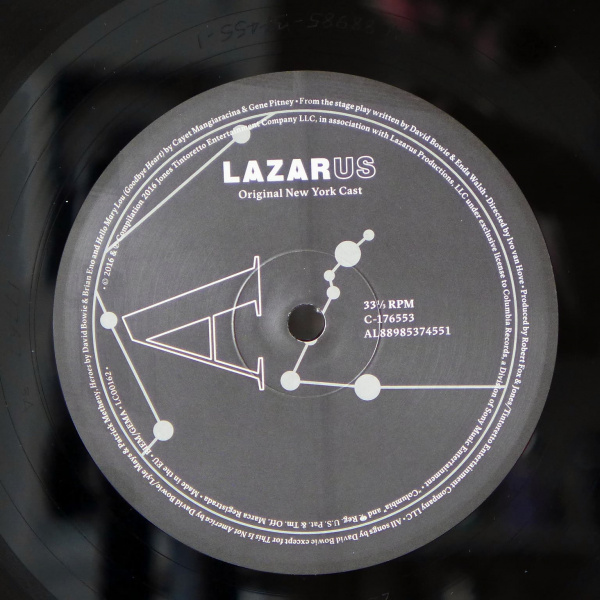 Original New York Cast, David Bowie And Enda Walsh ‎– Lazarus