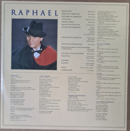 Raphael ‎– Las Apariencias Engañan