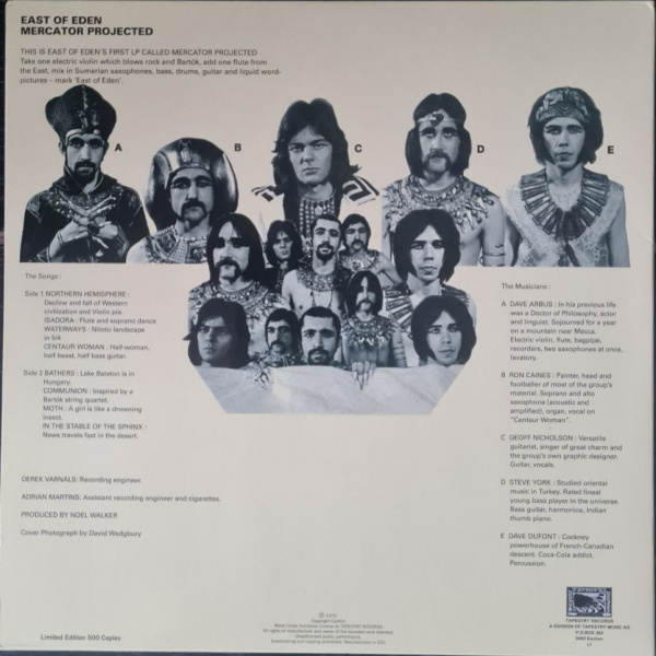 East Of Eden – Mercator Projected