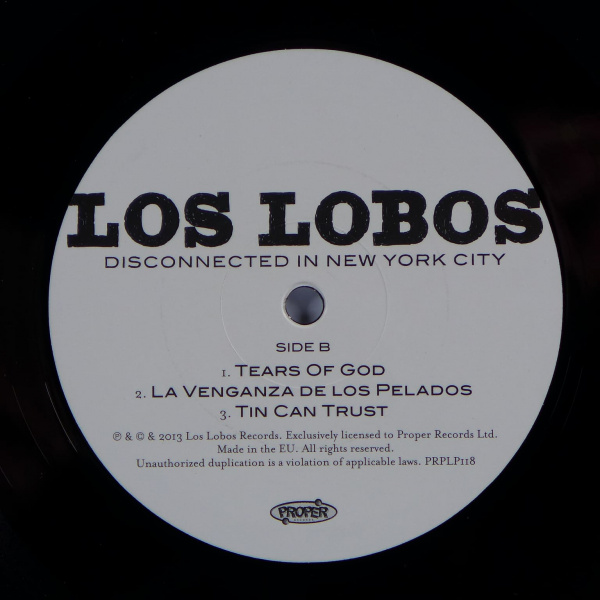 Los Lobos ‎– Disconnected In New York City
