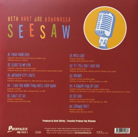 Beth Hart & Joe Bonamassa – Seesaw