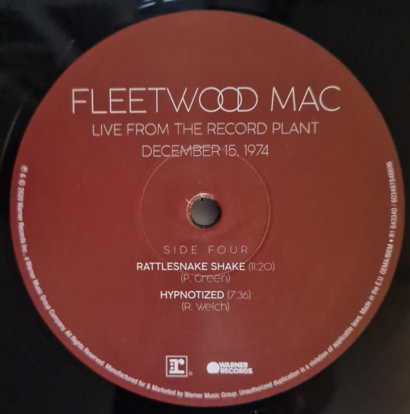 Fleetwood Mac-Live From The Record Plant, December 15, 1974