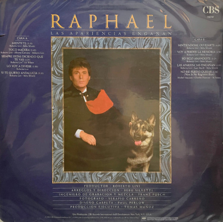 Raphael ‎– Las Apariencias Engañan