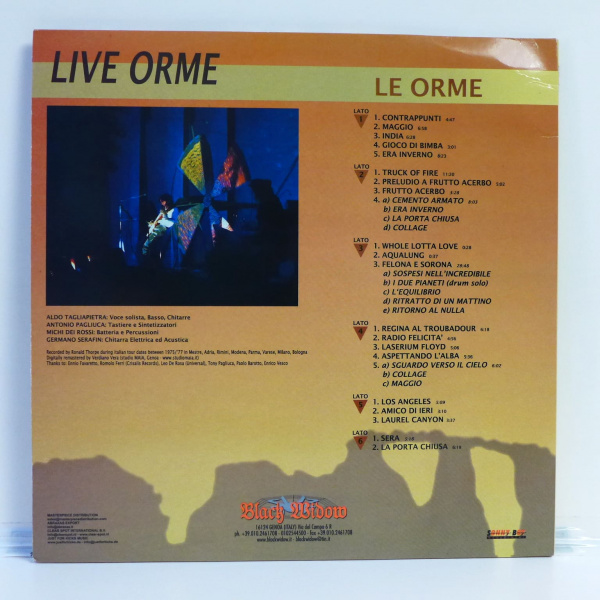 Le Orme ‎– Live Orme