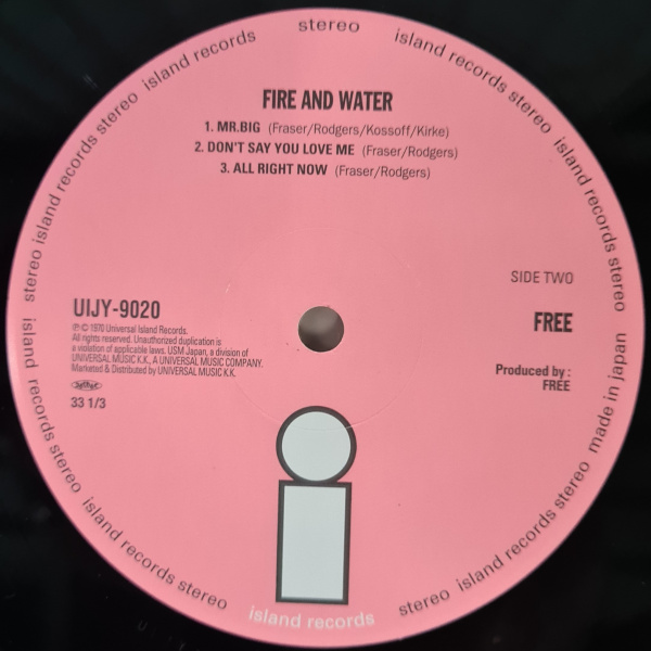 Free – Fire And Water
